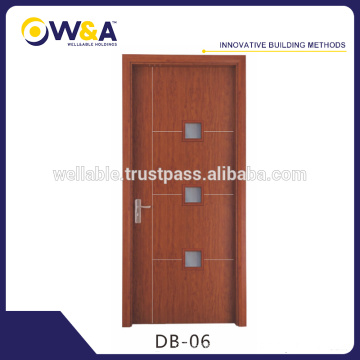 Wood Entrance Door Factory,Cheap Interior Wooden WPC Door